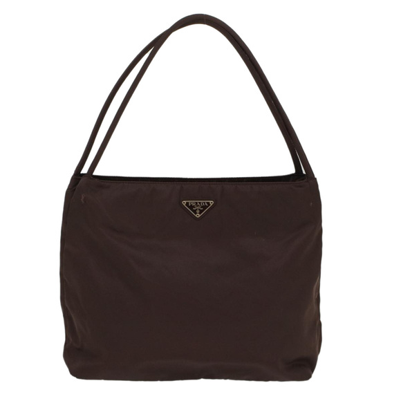 PRADA Shoulder Bag Nylon Brown Auth bs7444 - Picture 13 of 16